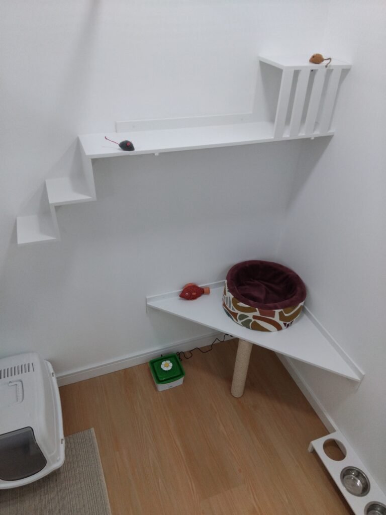 Instalações dos quartos do Miau Boutique Hotel